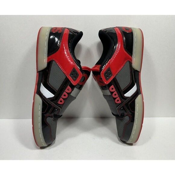 Osiris NYC 83 Low Top Mens Size 10 Skateboard Skater Shoes Red Black Grey - Picture 5 of 8